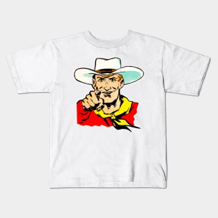 The cowboy summons you Kids T-Shirt
